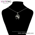 33888 xuping Best selling black gun color Stainless Steel jewelry horse head pendant